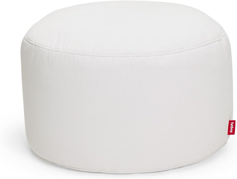 Fatboy Point Large Outdoor Pouf – UV Resistant, Non-Slip Bottom, Indoor & Outdoor Pouf, Ø 70 x 40 cm, Durable for Patio, Garden, Living Room, Stylish & Comfortable Seating, Natural white - Image 1